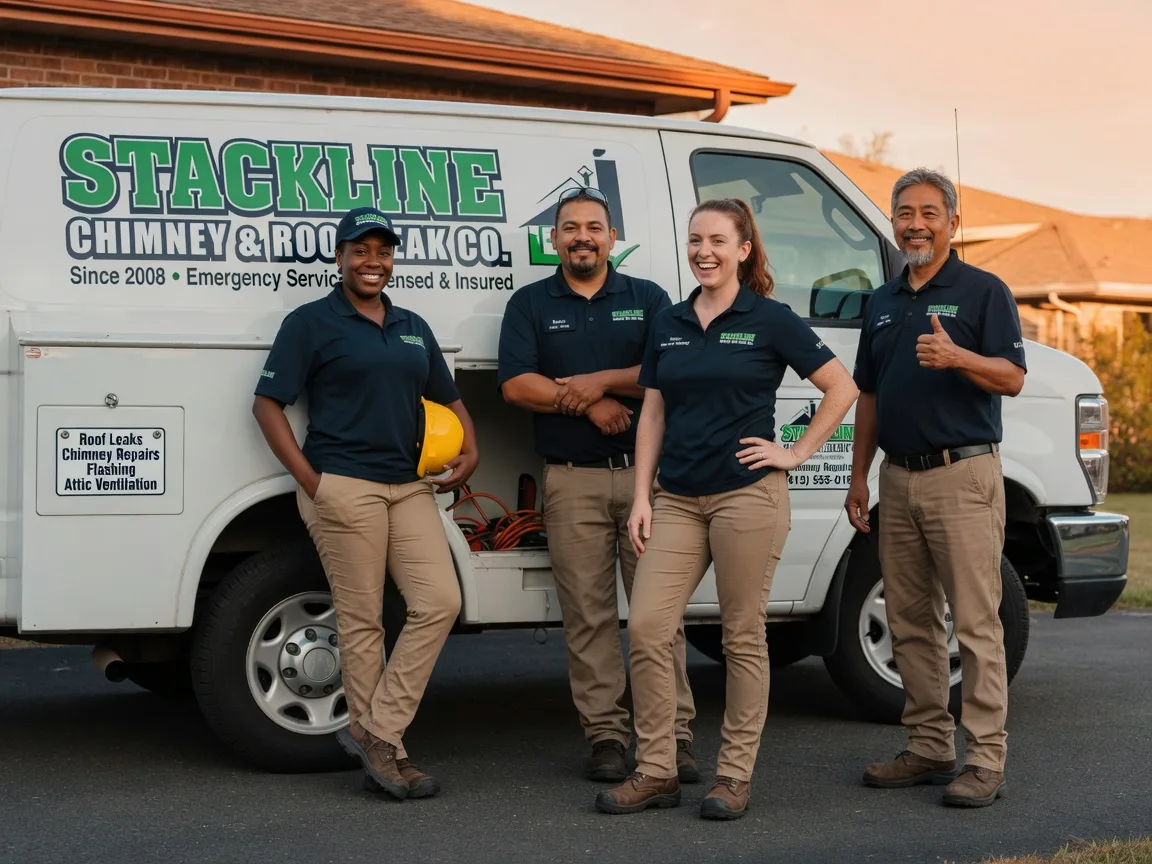 Chimney flashing repair company in Shawnee, OH